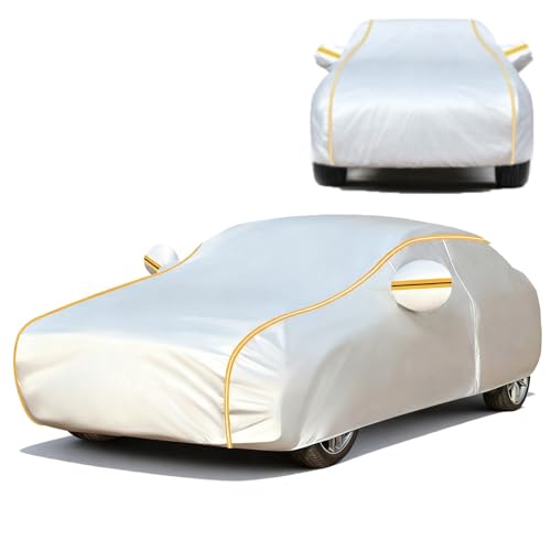 Car Cover for Mini Cooper 2DR,All-Weather Protective Auto Shield, Driver Side Zip, Rain Snow,Waterproof Exterior, Heavy Duty Construction