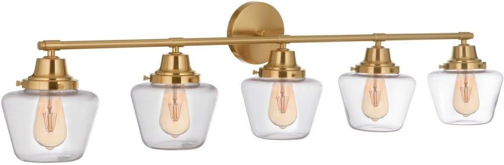 Craftmade Essex 5 Light Vanity Brushed Polished Nickel