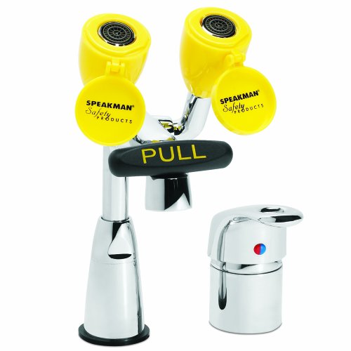 Image of Speakman SEF-1800-CA-SL Eyesaver Classic Single-Lever Laboratory Faucet with Integrated Emergency Eyewash