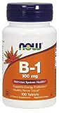 Now Foods, B-1, 100 mg, 100 Tablets