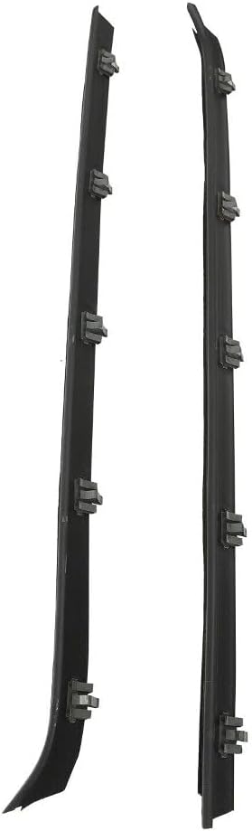 Door Window Run Channel Weatherstrip Seal Kit Set for Chevy C10 Suburban 1981-1986, Front Door Window Sweep Felt