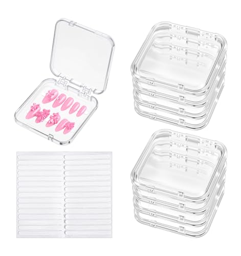ValueBargain 8Pcs Press On Nail Cases, Press On Nails Packaging