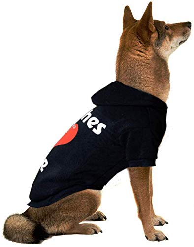 Dog Hoodie For Small To Large Dogs, Cats, Dogs Love Me Pet Warm Clothes Sweatershirt Coat X-Large #TOP19