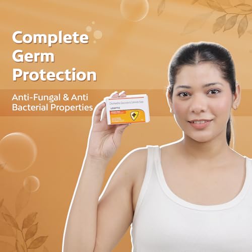 Image of Antiseptic Bathing Bar Soap Combo Pack of 5 (75g Each)- for Complete Protection Against Skin Infection & Germs|Added Glycerin for Hydrate Skin|Makes Soft & Healthy Skin(Unisex)