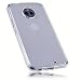 Produktbild mumbi Hülle kompatibel mit Motorola Moto X4 Handy Case Handyhülle, transparent Weiss