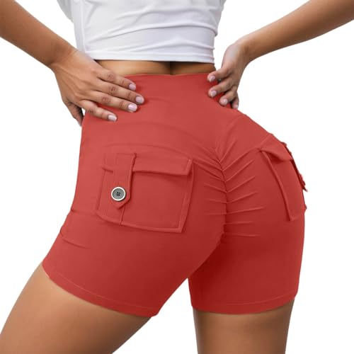 Leggings corto cintura alta scrunch butt evita transparencias en mallas de fitness y yoga