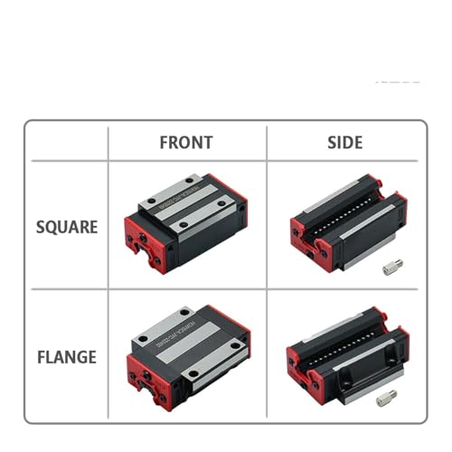 Bloc HGH15CA pour éliminer le jeu sur guide linéaire HGR15 CNC