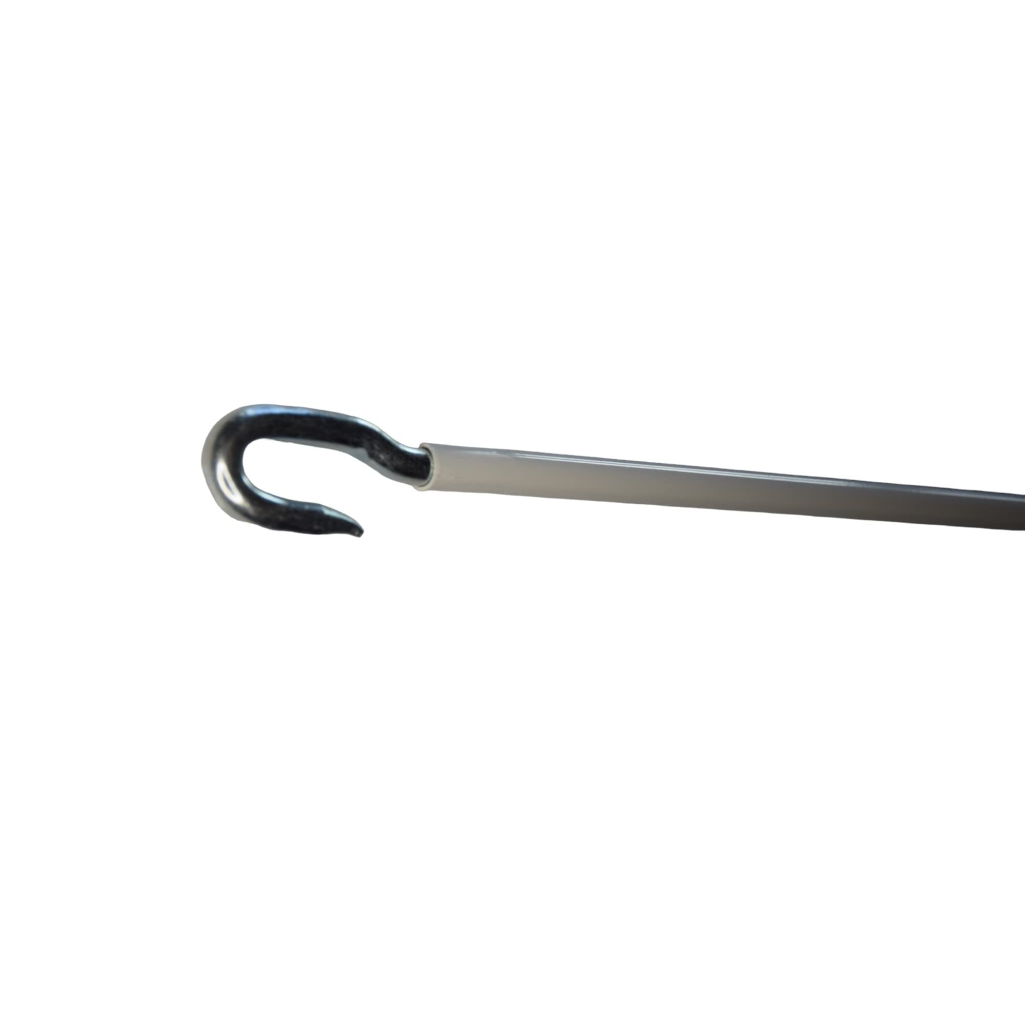 Markisenkurbel- Fleischerhaken- Kurbelstange Nothandkurbel grau 150cm
