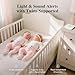 Sense-U Pro Smart Baby Monitor Bundle with 2.5K QHD Pan-Tilt-Zoom Camera: Tracks Breathing Movement, Rollover & Overheating with Cry Detection, Background Audio, Security Wi-Fi Video Camera