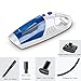 Produktbild JYMSB Handstaubsauger Akku Handstaubsauger Kabellos 5000pa, 2600mah Lithum-Ion Akku Staubsauger Mit Waschbarer Edelstahl Filter,Nass Trocken Staubsauger Kabellose FüR Tierhaare,Auto,BüRo White Blue
