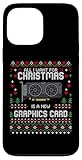 Installation facile Pull de Noël Moche avec Cartes Graphiques Gamer Nerd Coque pour iPhone 13 Pro Max