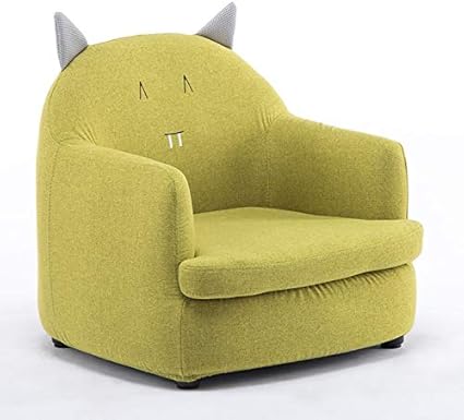 Htimer Sofa Fille Princesse Dessin Anime Mignon Chaise Garcon Siege Paresseux Mini Bebe Bebe Petite Chaise De Canape Tissu Vert Chaton Detachable Amazon Fr Cuisine Et Maison