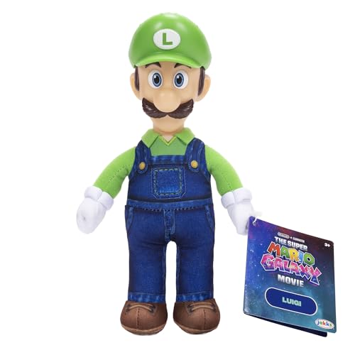 Film Super Mario Galaxy – Peluche 23cm – Luigi