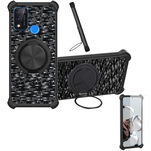 �Ή� Ipro S601 �P�[�X Phone Case [1�� 9H+�d�x���� �K���X�t�B����][360°��]���X�^���h�A�}�O�l�b�g��]CX-11-HEI