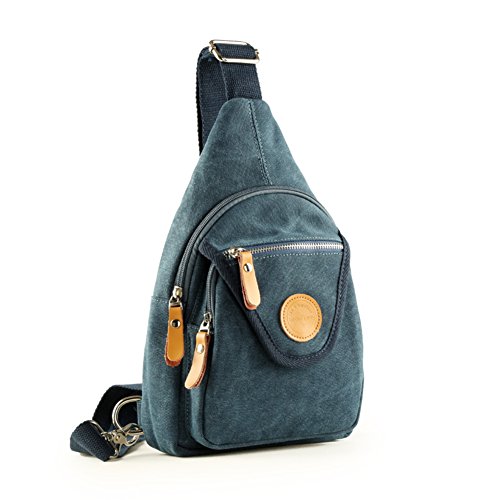 Pack de poitrine homme en toile casual idéal pour la fac et le vélo
