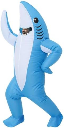 AirSuit® Disfraz de tiburón inflable | Tamaño Adulto 160 a 190cm ...