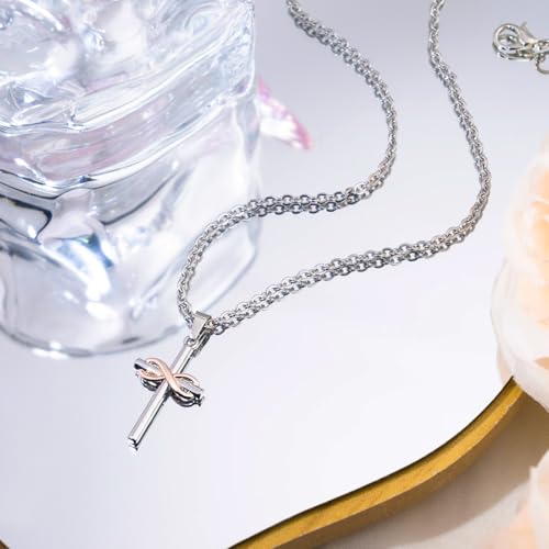 Sweet 16 Gifts for Girls Cross Necklace for 16th Birthday Party Decorations Sweet Sixteen Girls Sister Daughter Happy Birthday 16 Decorations Cute Stuff for Her Sixteen Necklace4