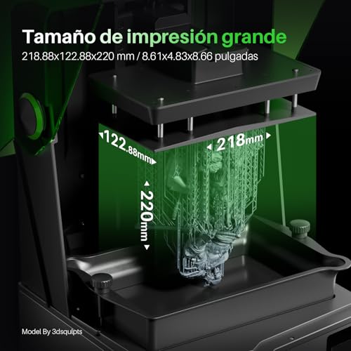 Impresora 3D ELEGOO Saturn 4 con Pantalla LCD Mono HD 12K de 10" - Fernando Cortés