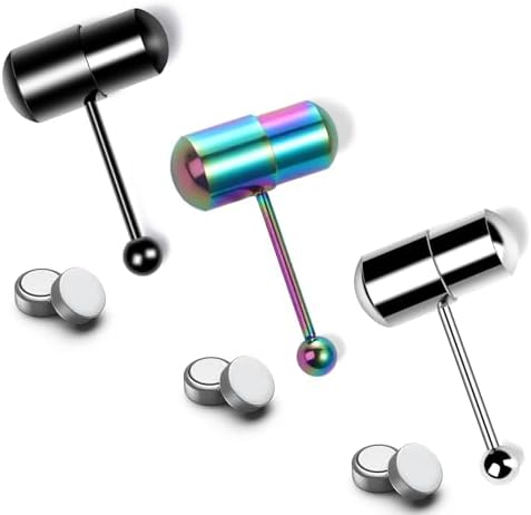 TOOLSSIDE 3 Pcs Vibrating Tongue Rings - Tongue Piercing Jewelry, Stainless  Steel, 14g, Kit : Amazon.com.au: Clothing, Shoes & Accessories