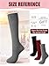 Shihanee 3 Pairs Winter Women Knee High Socks Long Ribbed Knit Slouchy Boot Socks Warm Gifts for Women Girls(Vintage Color)