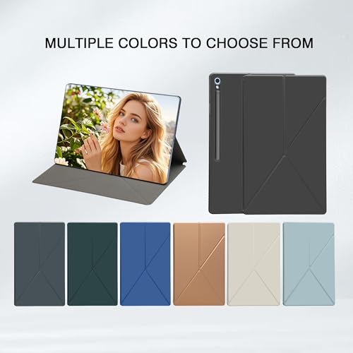 Image of Magnetic Case for Samsung Galaxy Tab S10 FE Plus /S10 FE+ 13.1 Inch (2025) - Model SM-X626 /SM-X620 Tablet with S-Pen Holder, Auto Wake /Sleep Smart Tablet Cover, Grey