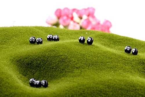 20 Pcs Mini Black Elf Statues,Aquarium Fish Tank Sand Table Decorations,Bonsai Craft Decor Of Holiday Or Cake,Miniature Figurines Set, Fairy Garden Accessories #TOP3