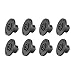 Yuyaokk 8 Pack SpeakOn Panel Mount Socket Round, 4 Pole Audio Speaker Jack Twist Lock Compatible with Speakon NL4MP, NL4MPR, NL4FC, NL4FX, NLT4X, NL4 Series, NL2FC, NL2