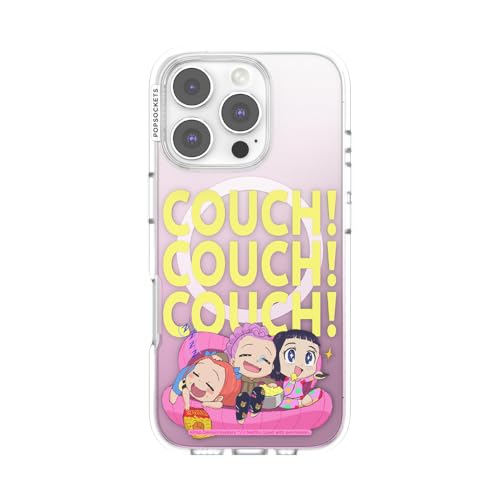 PopSockets iPhone 16 Plus Phone Case with MagSafe- Couch! Couch!