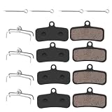 4 pares de pastillas de freno para bicicleta Compatibles con Shimano D03S D02S BR-M810 BR-M820 BR-M8120 Deore XT M640 M9120, pastillas de freno para MTB y