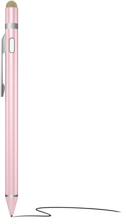 Amazon スタイラスペン タッチペン 極細 1 45mm 静電式 Ios Android 高感度 Usb充電式 細 太両側使る 紛失防止 イラスト ゲーム 絵描き 文字入力 Ipad Iphone スマホ タブレット ローズレッド タッチペン スタイラス 通販