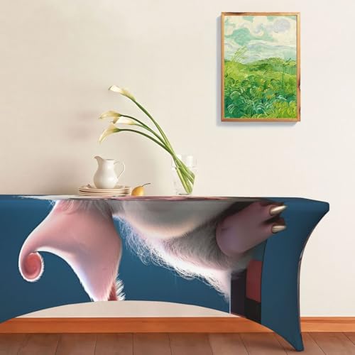 Nappe de table de 1,8 m élasthanne extensible buffet réception banquet patio - 7