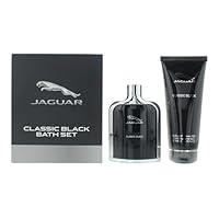 Jaguar Classic Black by Jaguar for Men - 2 Pc Gift Set 3.4oz EDT Spray, 6.76oz Bath and Shower Gel
