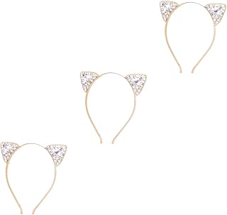 Beavorty 3pcs metal hair band girls headbands head bands for women's hair girls hair headband Cat Ears Hair band hair hoop cat ear hair band hair bands hair accessories Gift clothing
