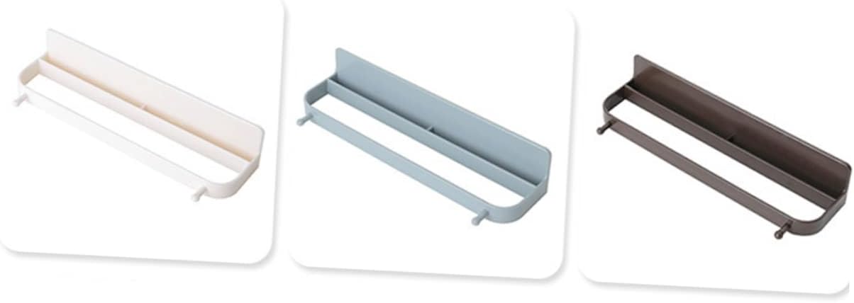 Wall Mounted Shoes Rack Sticky Shoes Holder Plastic for Door Storage