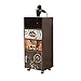 Produktbild FFFFF Barber Shop Werkzeugschrank Werkzeug Auto Haar Produkte Vitrine Aufbewahrungsbox Friseursalon Kinderwagen Holz Side Cabinet Vier-Schicht Retro,Black