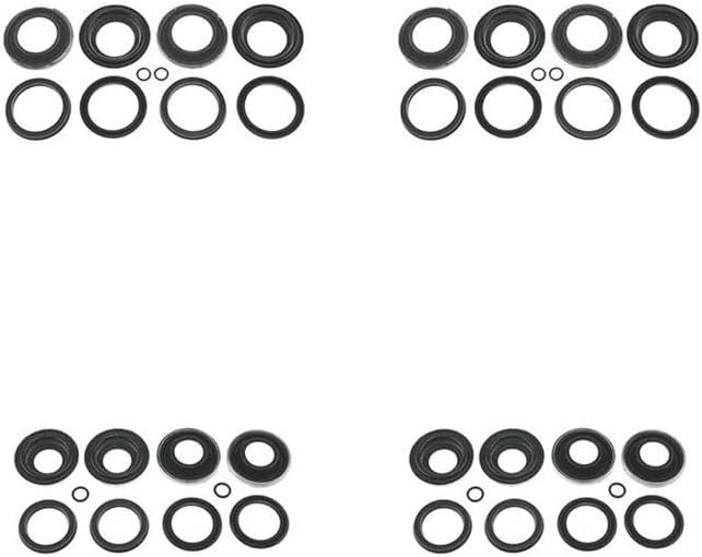 Front and Rear Disc Brake Caliper Repair Kit - 4 Set Caliper Rebuild Kit Replacement Brake Caliper Repair Kit ZGYWAutoParts for Chevrolet Corvette 5.3L 1965-1968, for Chevrolet Corvette 7.0L 1966-1969