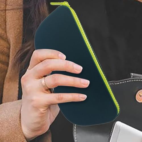 Générique Étui à Lunettes Souple - Organisateur De Lunettes De Soleil,Étui En Silicone Portable Avec Sangle Et Fermeture Magnétique Pour Lunettes Hommes