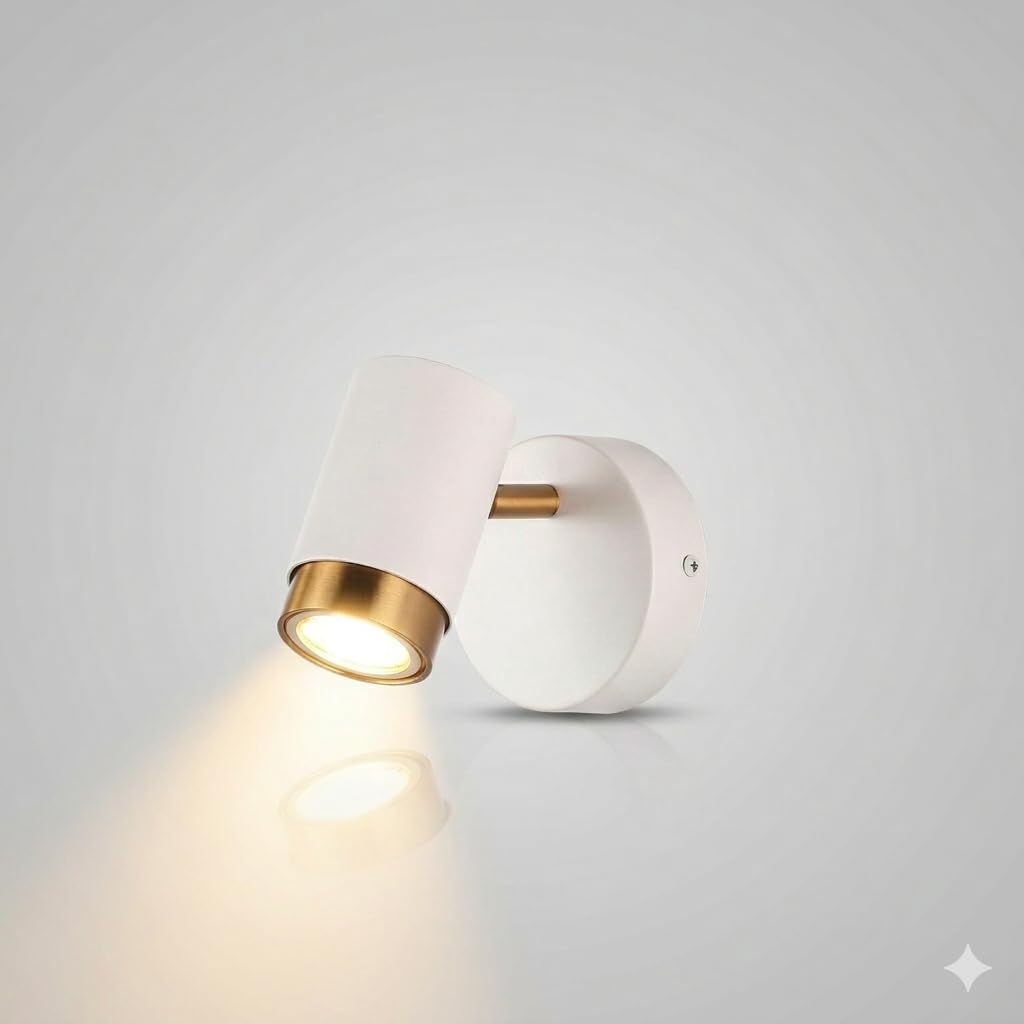 Spot Light for Wall, 3W & 6W Powerful Spot Light, Photo Frame Wall Accent Light. (3W White Body Warm White)-image-0