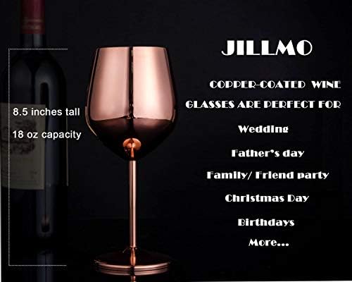 D L D 2pcs Stainless Steel Red Wine Glass Metal Wine Glass Unbreakable White Wine Cocktail Glass Unbreakable BPA-Free Goblet Juice Drink Champagne Goblet Party Bar Accessories
