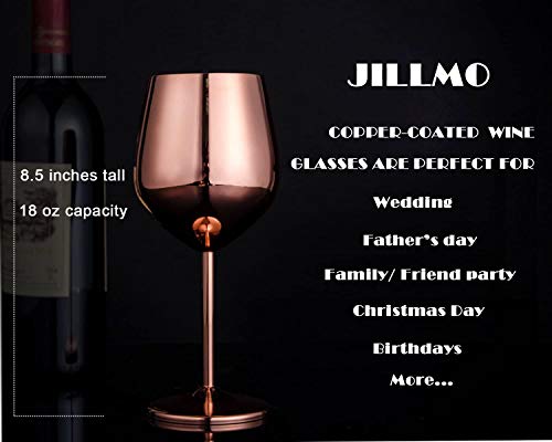 Foto von DLD 2PCS Stainless Steel red Wine Glass Metal Wine Glass Unbreakable White Wine Cocktail Glass Unbreakable BPA-Free Goblet Juice Drink Champagne Goblet Party bar Accessories
