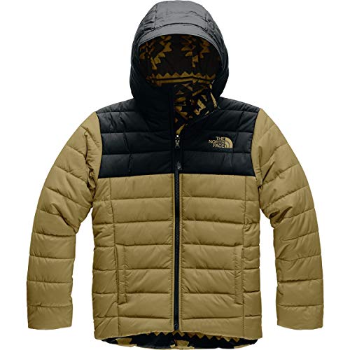 The North Face Little Kids/Big Kids Boys' Reversible Perrito Jacket, British Khaki, L