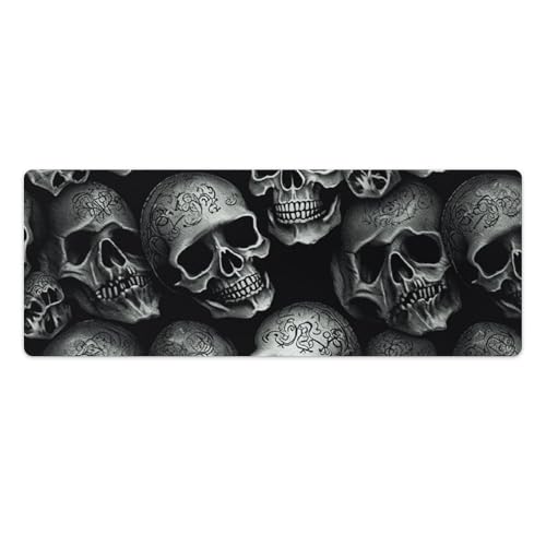 Tapis de souris grand modèle antidérapant fini les glissements avec ce grand tapis de bureau noir