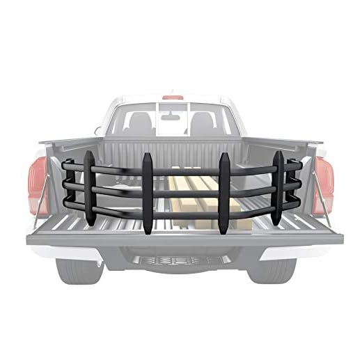AA Products Aluminum Alloy Bed Extender, Strong Universal Pickup Truck Bed Extender w/Bracket Kit Black