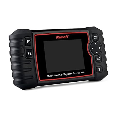 iCarsoft Professional Multi-System Auto Diagnostic Tool MB V2.0 Compatible for Mercedes-Benz/Sprinter/Smart, ABS SRS Oil BLD INJ Cover