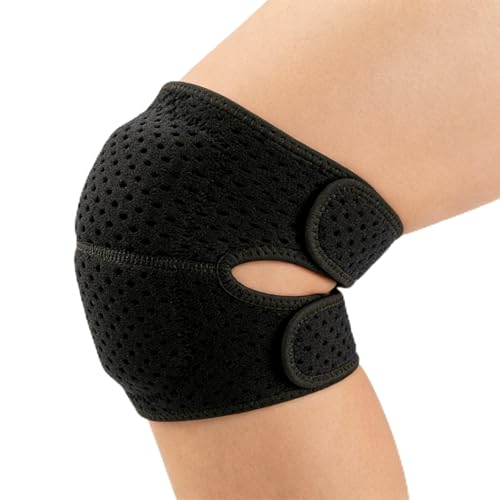Genouillères sport et danse protection genou en mousse épaisse noir L