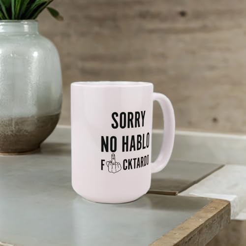 Hogg Sorry No Hablo Fuctardo Mug 15 oz Cerámica miniatura 5