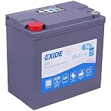 Exide Bike Gel-Autobatterie 12-14 – 12 V – 14 Ah – 150 A EN – 150 mm x 87 mm x 145 mm – M06 Pol Buchse