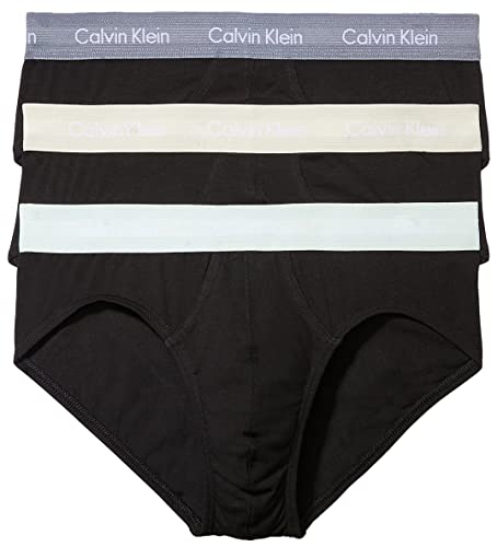 Calvin Klein Cotton Stretch Multipack Hip Brief Black/Dragon Fly/Mudstone/Asphalt Grey XL (40