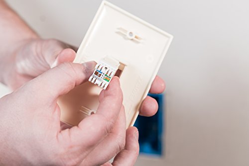 Legrand, Home Office & Theater, Phone Jack, Light Almond, Rj45, 5 Pack, F3450Lav5 #TOP4