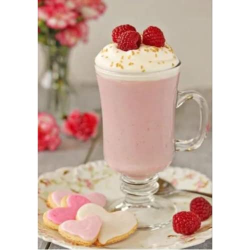 Kit Conjunto De Caneca Xicara De Vidro Taca Alta Cappucino Cafe Chocolate Dolce Gusto Coffe 240Ml